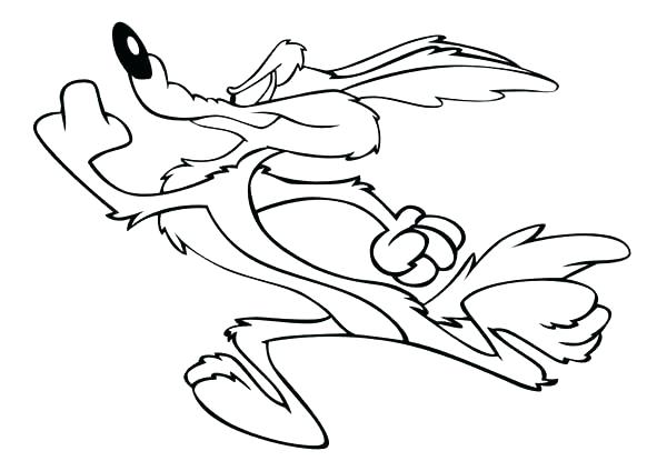 Road Runner Coloring Page Coyote Coloring Roadrunner Wile E Coyote 600x424 Road Runner Coloring Page Coyote Coloring Roadrunner Wile E Coyote