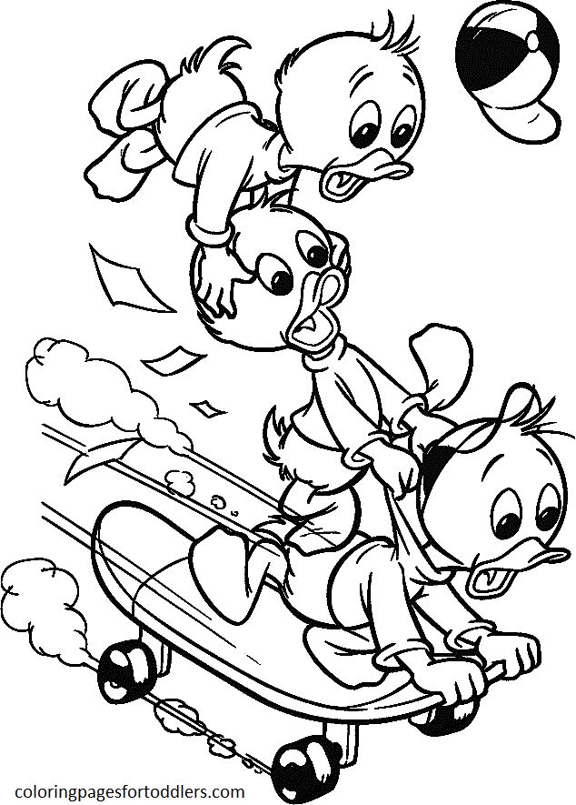 10 Best Huey, Dewey, Louie Images On Disney Coloring 634x885 10 Best Huey, Dewey, Louie Images On Disney Coloring