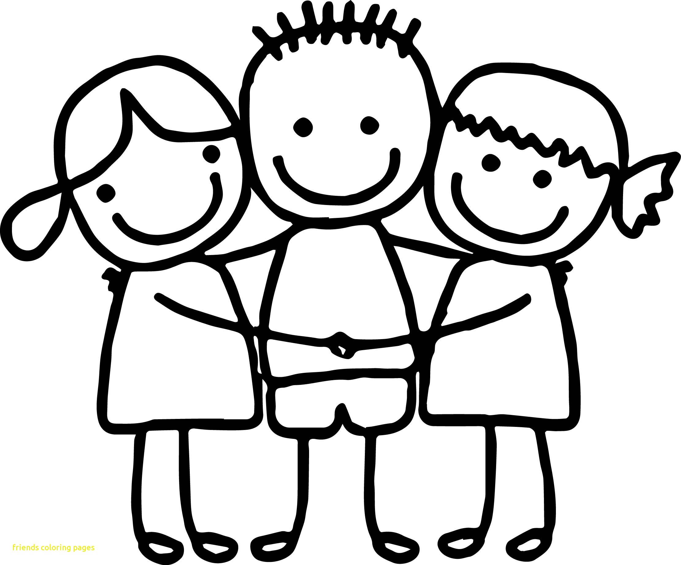 2221x1841 Friends Coloring Pages With Best Friends Cute Girls Boy Hugging