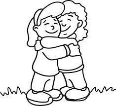 235x215 Love Expressed Through Doodles Hug Coloring Page (Includes