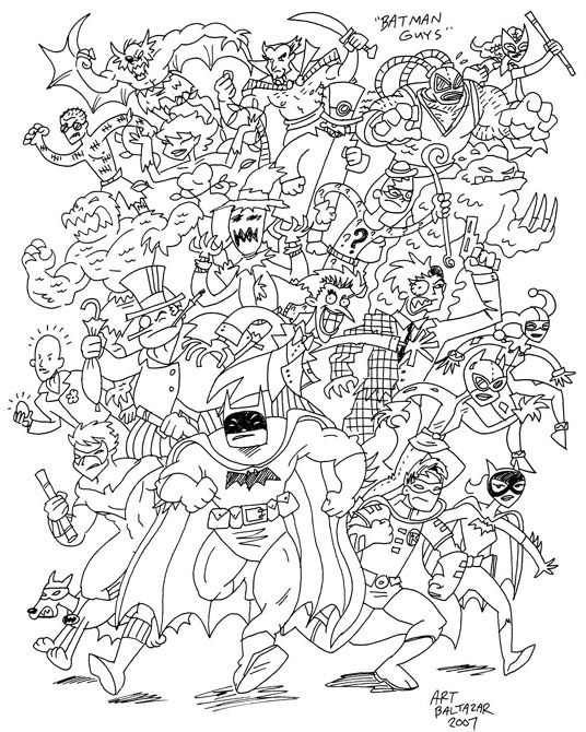 536x670 Lots Of Huge Coloring Pages Of Various Superheros And Villans