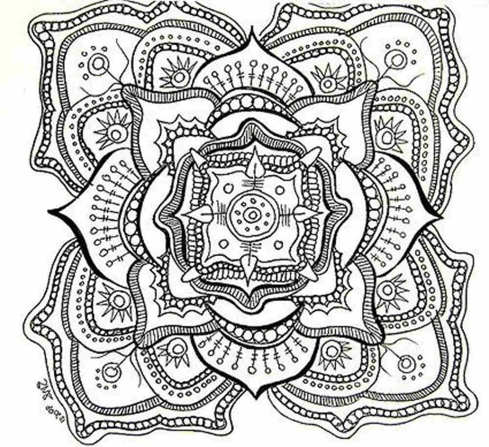 1000x913 Coloring Pages For Adults Large Simple Colorings