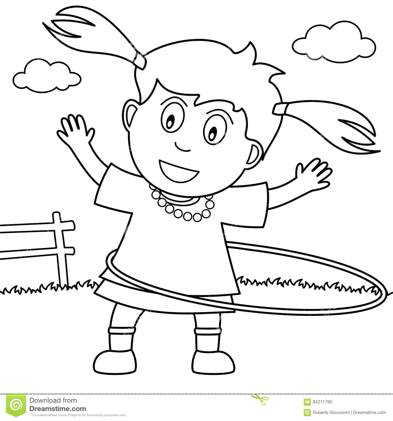 1300x1390 Valuable Hula Girl Coloring Page Sturdy Hoop Pages Sheet 4701