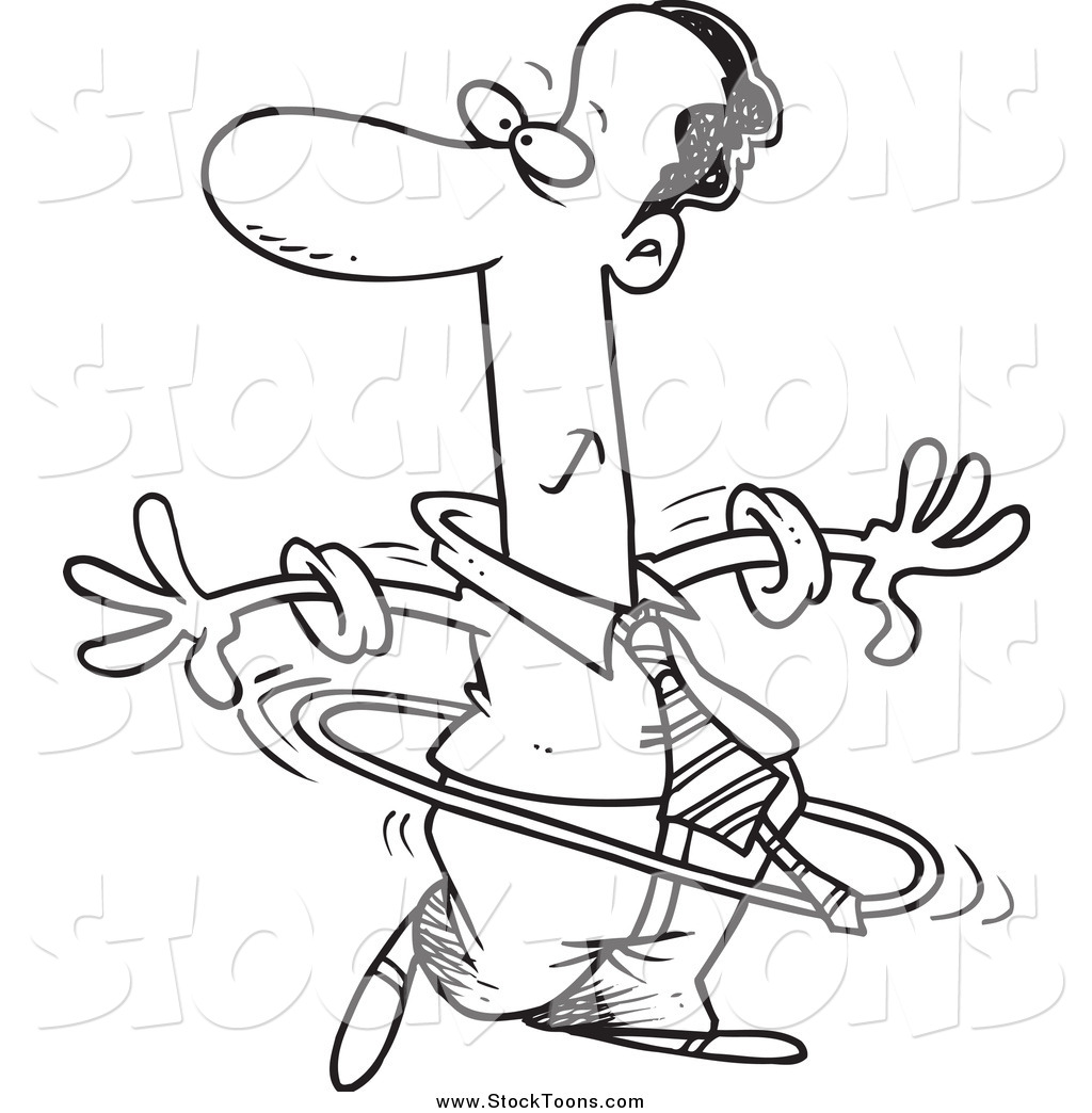 Stock Cartoon Of A Black Business Man Using A Hula Hoop By 1024x1044 Stock Cartoon Of A Black Business Man Using A Hula Hoop By