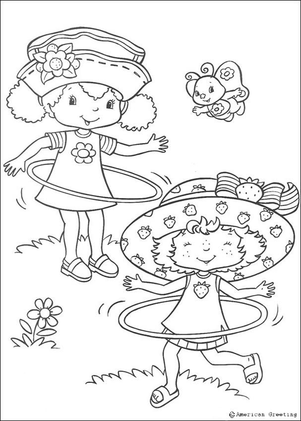 Strawberry Shortcake Coloring Pages With Hula Hoops! 607x850 Strawberry Shortcake Coloring Pages With Hula Hoops!