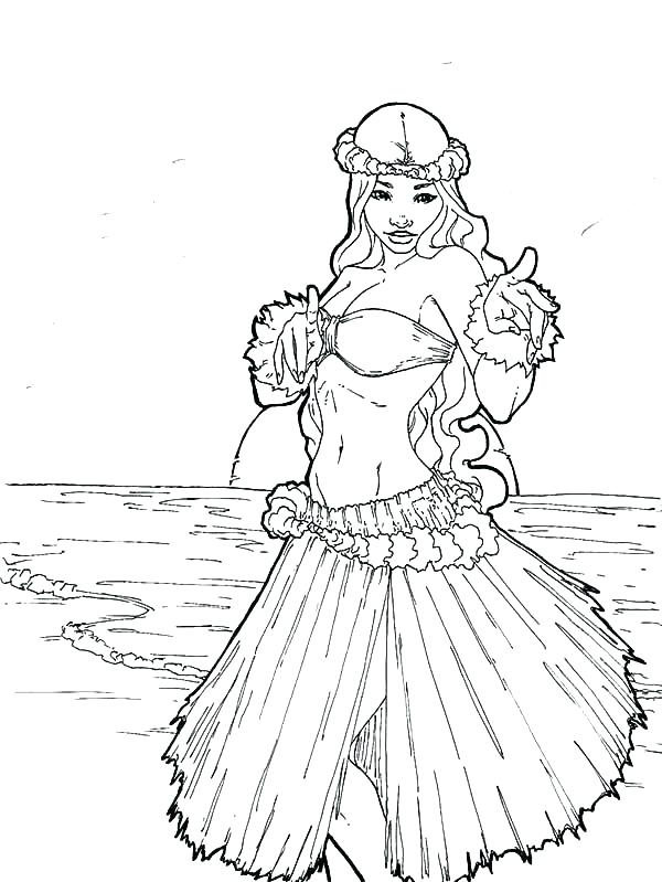 Hula Girl Coloring Page Coloring Page Girl With Hula Hoop Hula 600x799 Hula Girl Coloring Page Coloring Page Girl With Hula Hoop Hula