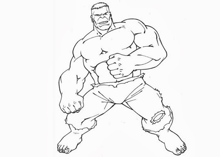 700x500 The Hulk Coloring Pages Free Printables