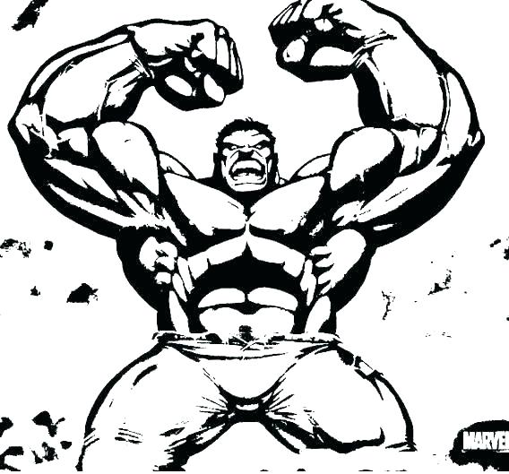 568x529 Hulk Coloring Pictures