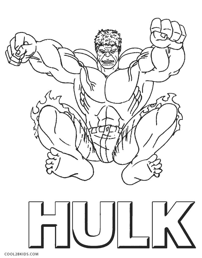778x994 Free Printable Hulk Coloring Pages For Kids Cool2bkids