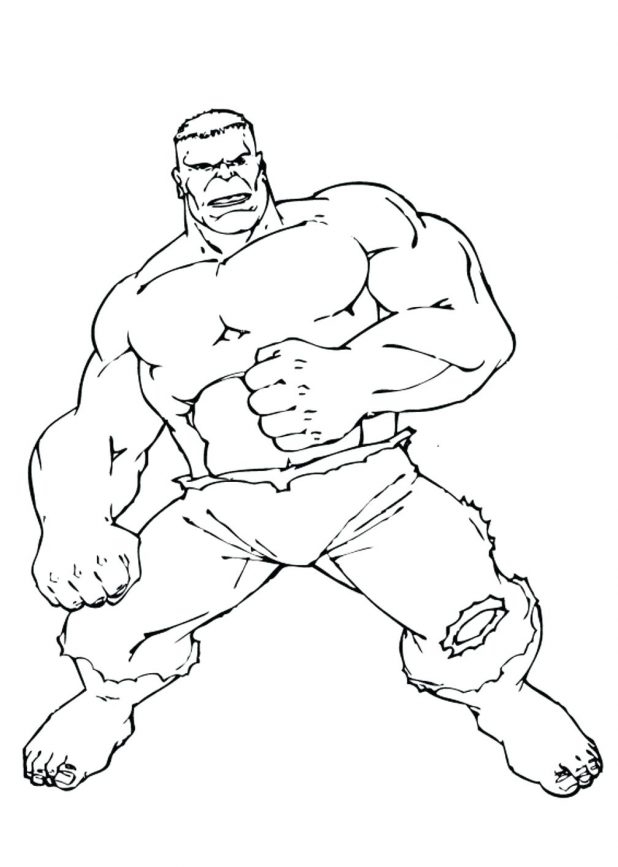 618x867 Jumping Frog Coloring Page Incredible Hulk Pages Free Printable