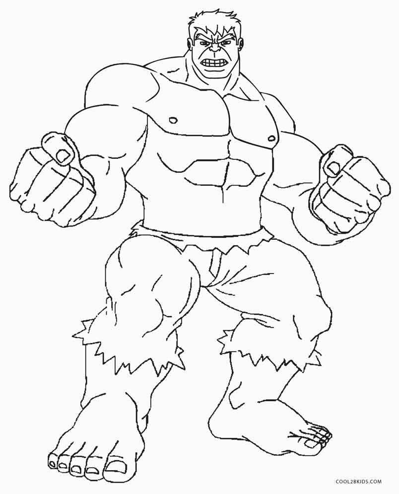 804x995 Free Printable Hulk Coloring Pages For Kids Cool2bkids