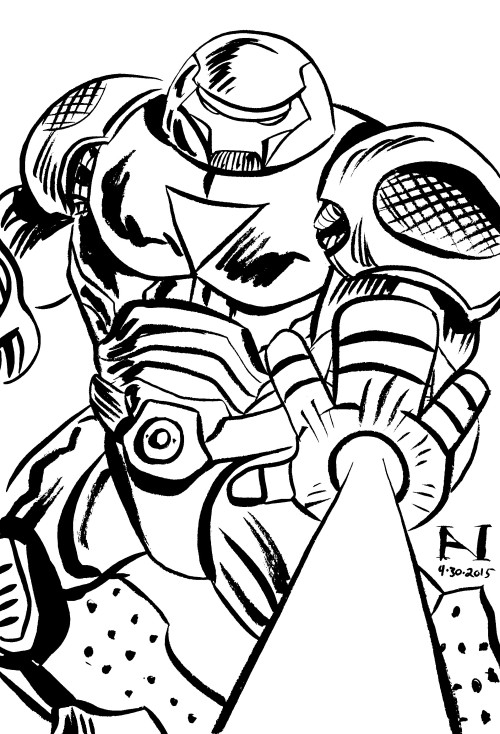 Hulkbuster Coloring Pages