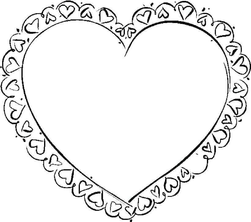 Cool Heart Coloring Pages 820x724 Cool Heart Coloring Pages