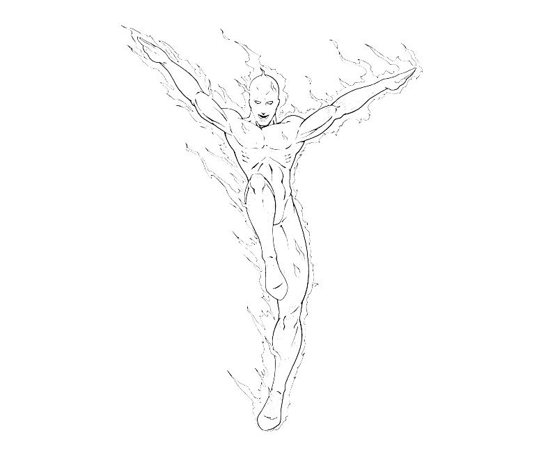 800x667 The Human Torch