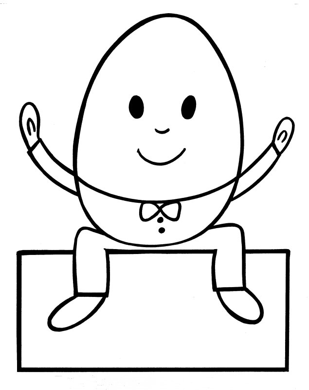 Humpty Dumpty Coloring Pages 635x800 Humpty Dumpty Coloring Pages