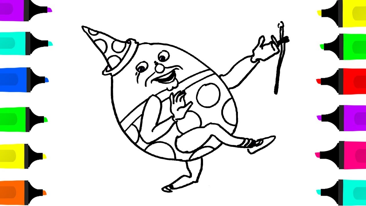 How To Draw Humpty Dumpty Coloring Pages For Kidslearn To Draw 1280x720 How To Draw Humpty Dumpty Coloring Pages For Kidslearn To Draw