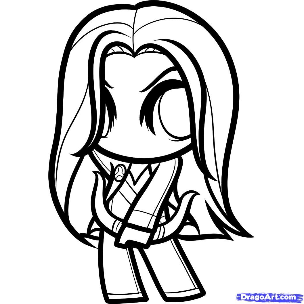 1057x1057 Chibi Pokemon Coloring Pages Step 8. How To Draw Chibi Katniss