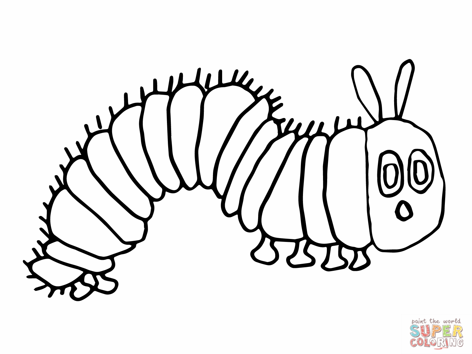 Very Hungry Caterpillar Coloring Page Perfect Very Hungry 1600x1200 Very Hungry Caterpillar Coloring Page Perfect Very Hungry