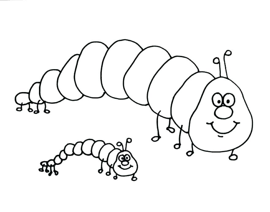 Hungry Caterpillar Coloring Page at GetColorings.com | Free printable ...