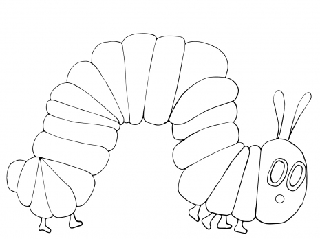 Very Hungry Caterpillar Coloring Page Super Coloring Coloring 465x348 Very Hungry Caterpillar Coloring Page Super Coloring Coloring