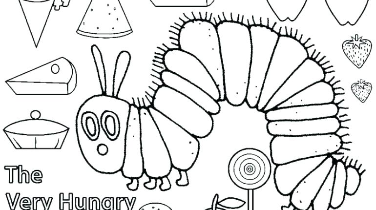 Caterpillar Coloring Pages The Very Hungry Caterpillar Coloring 770x430 Caterpillar Coloring Pages The Very Hungry Caterpillar Coloring