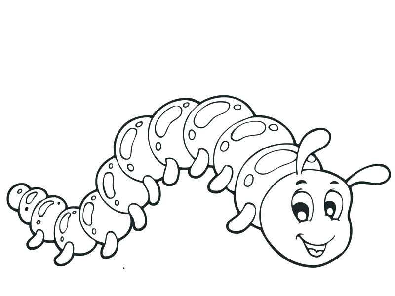 Coloring Caterpillar The Very Hungry Caterpillar Coloring Page 800x600 Coloring Caterpillar The Very Hungry Caterpillar Coloring Page