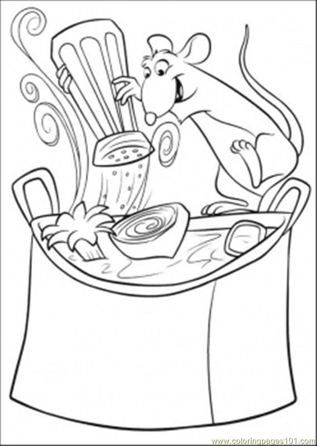 Hungry Remy Looks For Food Coloring Page 650x913 Hungry Remy Looks For Food Coloring Page