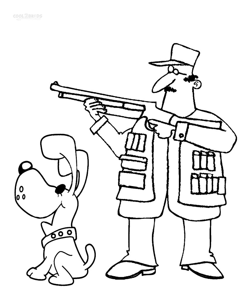 850x1010 Printable Hunting Coloring Pages For Kids Cool2bkids