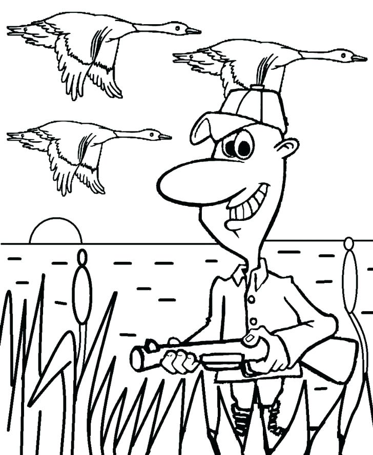 728x886 Deer Hunter Coloring Pages Hunting Coloring Sheets Hunting