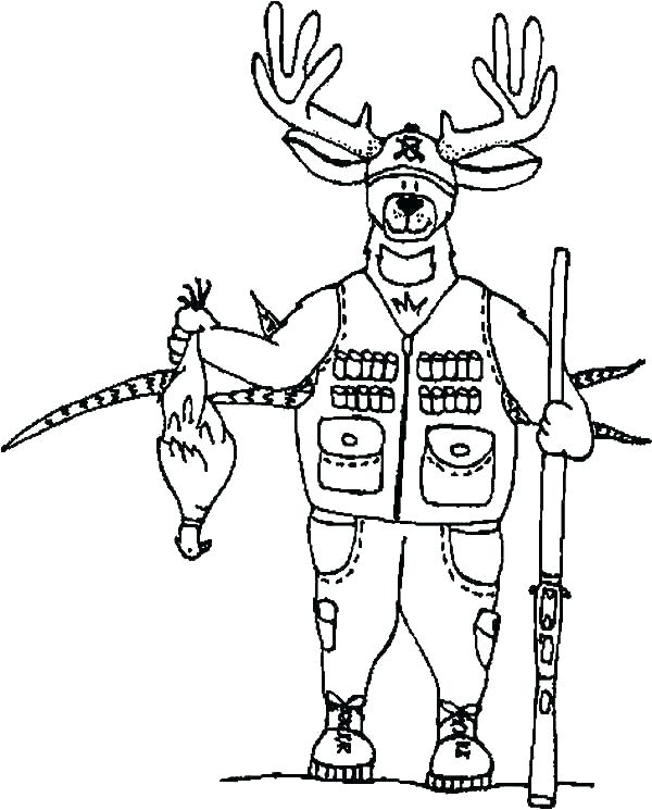 Hunting Dog Coloring Pages 600x745 Hunting Dog Coloring Pages