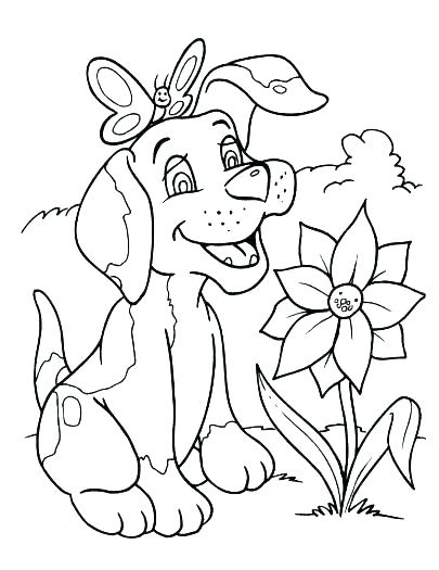 405x525 Dogs Printable Coloring Pages