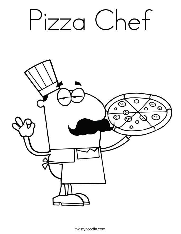 685x886 Pizza Chef Coloring Page Twisty Noodle And Hut Pages At Pizza Hut