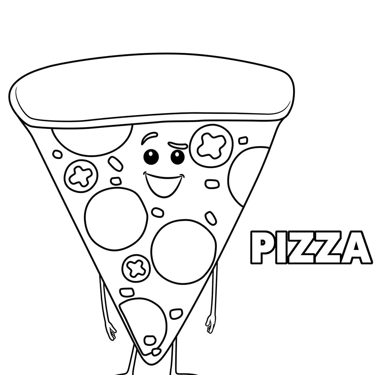 1200x1200 Pizza Coloring Pages Hut Colouring Party Sheets Cheese Toppings