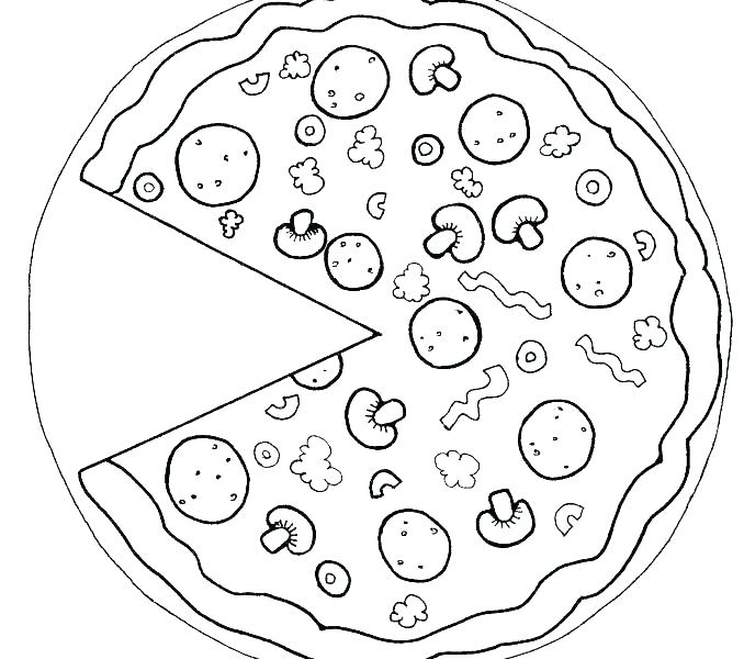 678x600 Pizza Coloring Pages Pizza Coloring Pages Pizza Coloring Picture