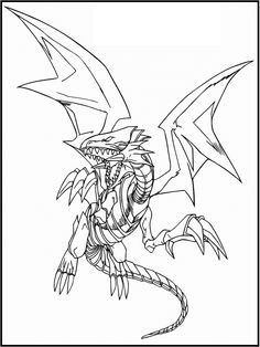 236x314 Yu Gi Oh Blue Eyes White Dragon Coloring Picture For Kids Pics