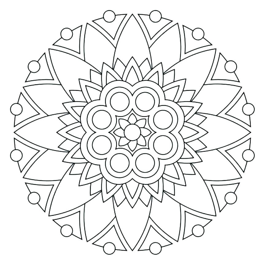 863x863 Coloring Page Of Flowers Hydrangea Flower Online Coloring Page