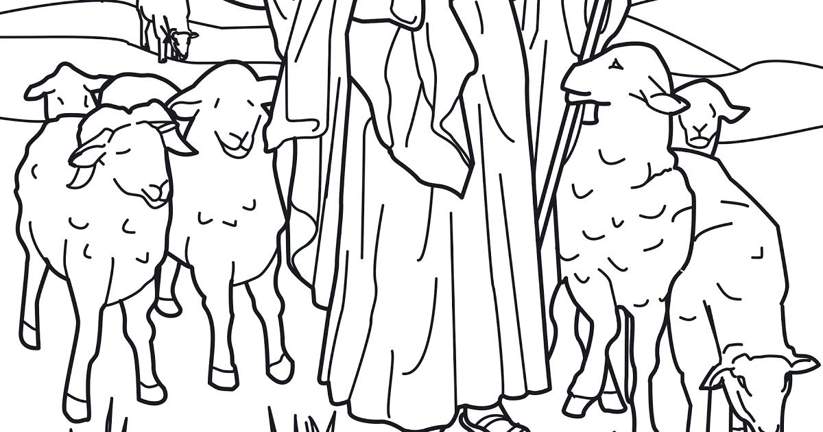 1200x630 Good Shepherd Coloring Page Ca Ca The Good Shepherd Coloring Pages