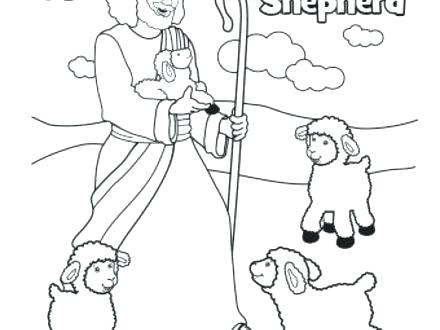 I Am The Good Shepherd Coloring Pages at GetColorings.com | Free ...
