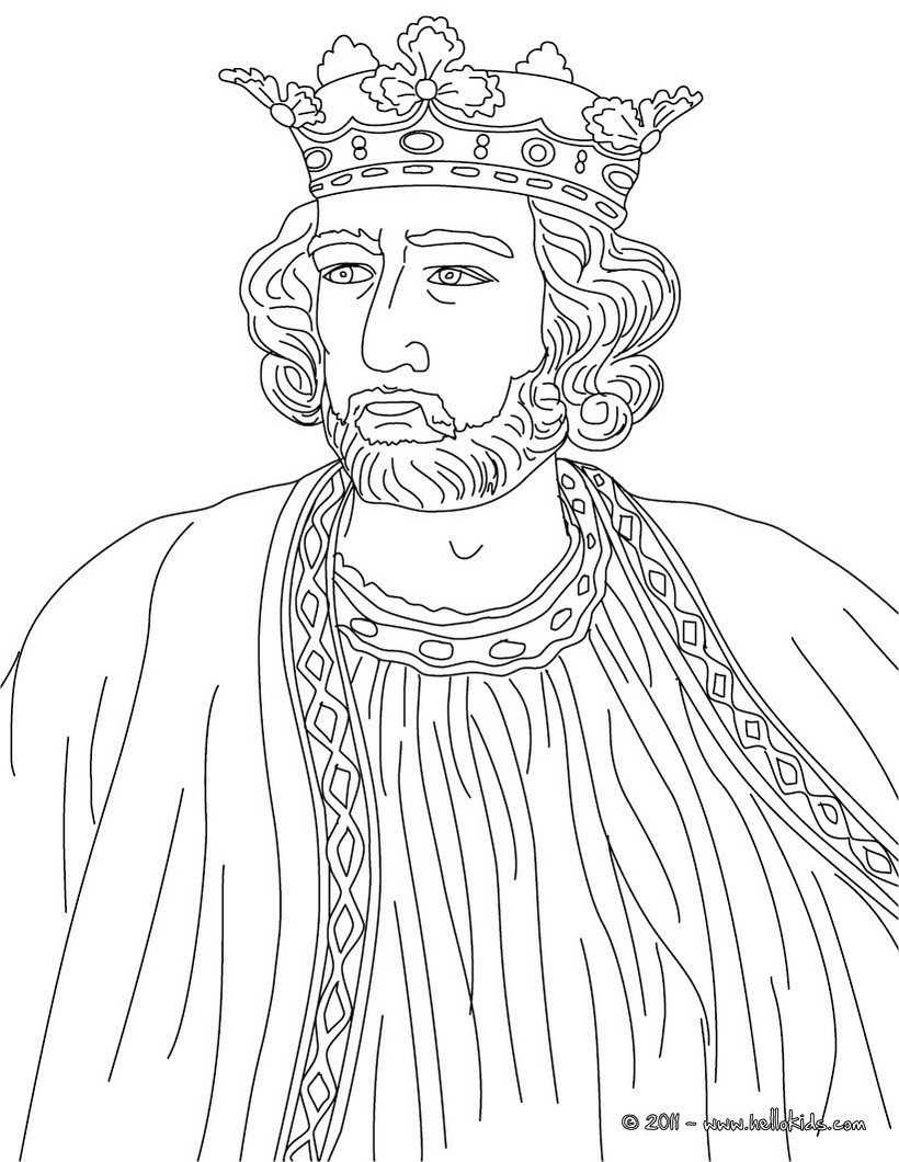820x1060 King Edward I Coloring Pages