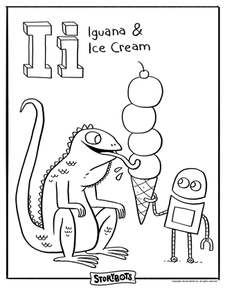 I Coloring Page at GetColorings.com | Free printable colorings pages to ...