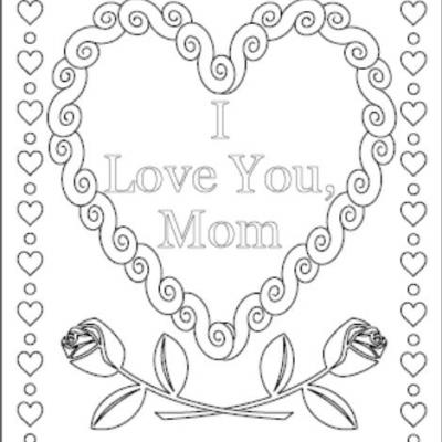 400x400 I Love You Coloring Pages Love You Mommy Coloring Pages. I Love