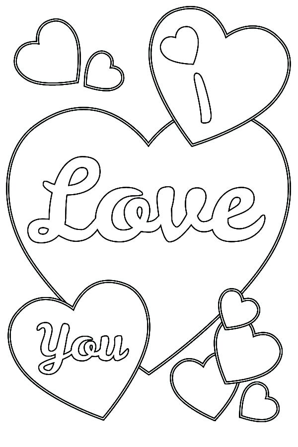 600x900 I Love You Printable Coloring Pages Love You Coloring Pages Free