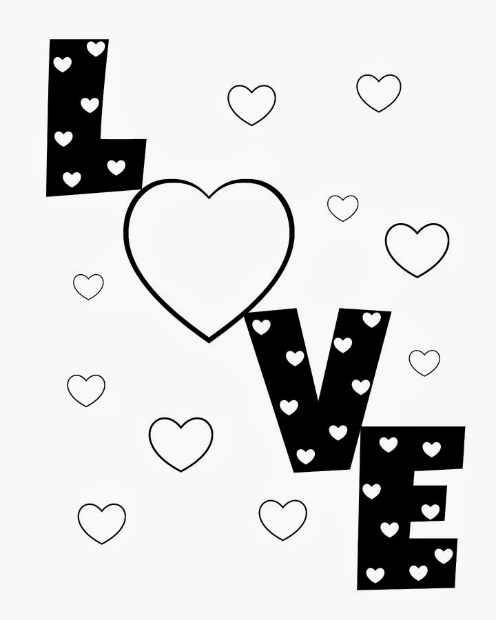 720x900 Coloring Pages Hearts That Say I Love You Coloring Pages