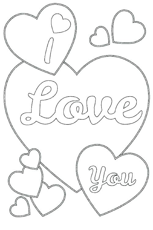 500x750 I Love You Coloring Pictures Love Coloring Pictures Printable