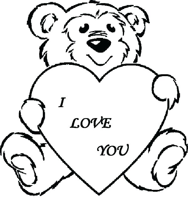 600x632 Coloring Pages That Say I Love You Precious Moments Love Coloring