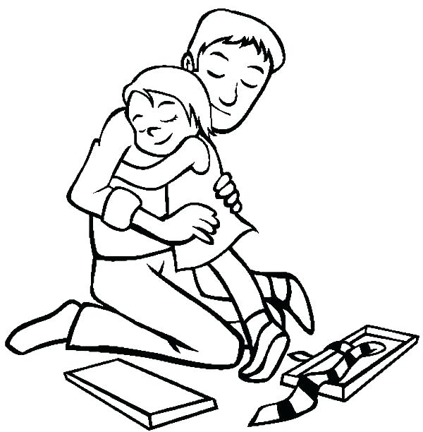 Daddy Coloring Pages Hug Me Daddy I Love Dad Coloring Pages Daddys 600x612 Daddy Coloring Pages Hug Me Daddy I Love Dad Coloring Pages Daddys