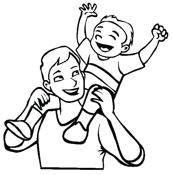 Dad Coloring Pages Mom Dad Coloring Pages Dad Coloring Pages Child 600x612 Dad Coloring Pages Mom Dad Coloring Pages Dad Coloring Pages Child