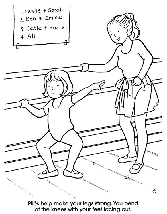 I Love Dance Coloring Pages