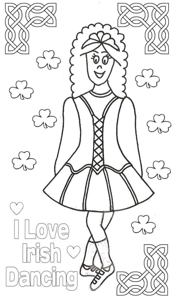 592x1024 Irish Dance Coloring Pages