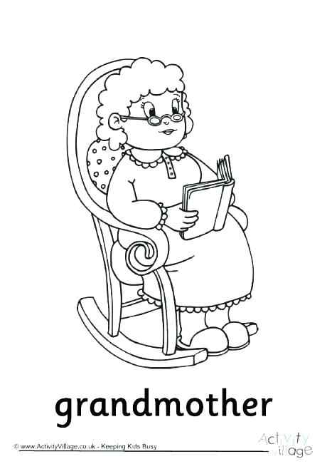 I Love Grandma Grandpa Coloring Page I Love Grandma 460x651 I Love Grandma Grandpa Coloring Page I Love Grandma